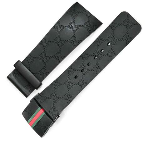 rubber band gucci watch|genuine gucci watch bands.